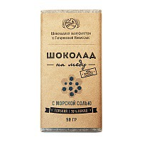 Шоколад На Меду 70% какао С Морской Солью 90 гр.