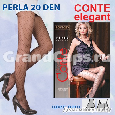 Fantasy Perla 20 den nero Conte elegant ( ) 8-67 