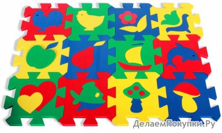 Коврик Мозаика (14х14см, 12 шт.)