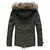 Zicac New Men's Thicken Fuax Fur Collar Cotton Coat Overcoat