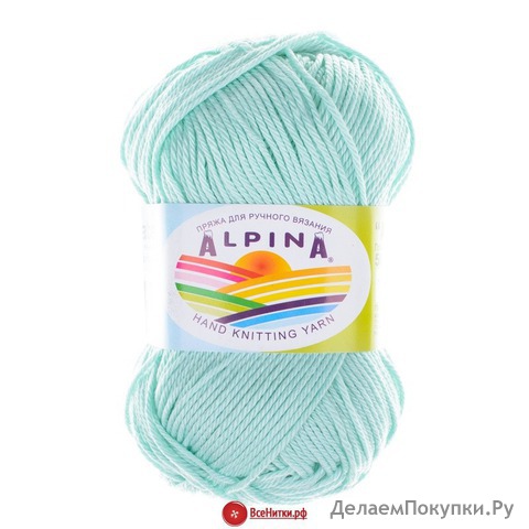 ПРИСТРОЕНО. ALPINA Anabel цвет №137 мятный