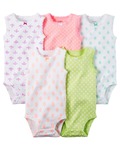 5-Pack Sleeveless Bodysuits