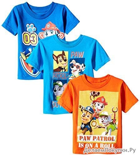Nickelodeon Boys' Paw Patrol 3 Piece Value Pack