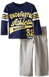 Gerber Graduates Baby and Little Boys' Screen Print Long-Sleeve Top and Pant Set