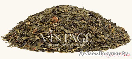Ароматизированный зелёный чай Vintage / Дикая земляника