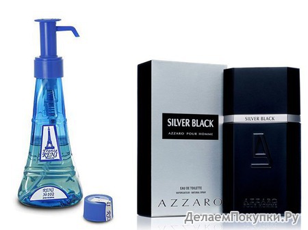 RENI 293   AZZARO SILVER BLACK (100) MEN