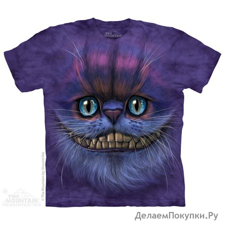 Big Face Cheshire Cat Kids T-Shirt
