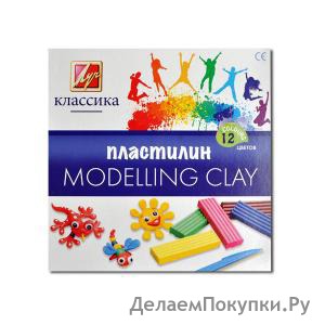Пластилин «Классика» 12 цветов, 240 г