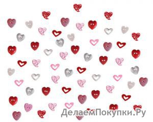 Набор декоративных пуговиц 'Dress It Up' (3512 Любовное зелье )