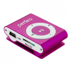 MP3  Perfeo Music Clip Titanium,  (VI-M001 Pink)