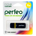 4Gb Perfeo C01 Black USB 2.0 (PF-C01B004)
