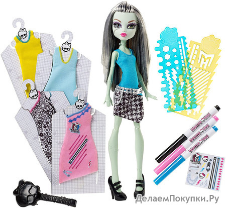 Monster High Designer Booo-tique Frankie Stein Doll & Fashions