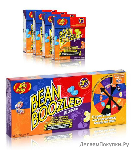 Jelly Belly Bean Boozled Spinner and Refill Boxes, 10 Ounce