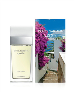 Light Blue Escape to Panarea by Dolce & Gabbana for Women Eau de Toilette Spray 3.4 oz