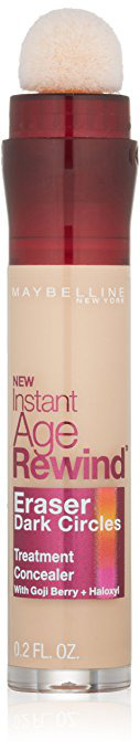 Maybelline New York Instant Age Rewind Eraser Dark Circles Treatment Concealer, Light 120, 0.2-fluid Ounce