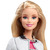 Barbie Style Doll, White Jacket & Black Floral Print Skirt