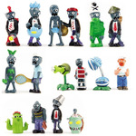 BIGOCT 16 X Plants vs Zombies Toys Series Game