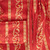 WOMEN'S RED PRINT FITTED SATIN SHIRT - PUSSY BOW