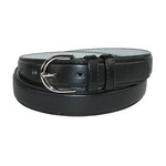 CTM® Womens Leather 1 Inch Basic Dress Belt