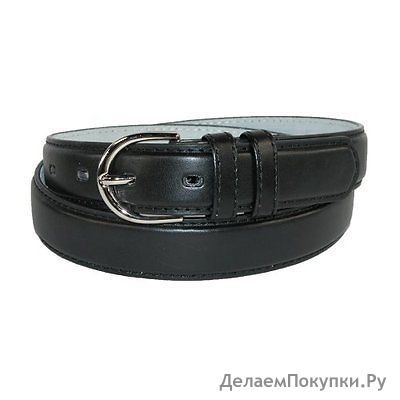 CTM Womens Leather 1 Inch Basic Dress Belt