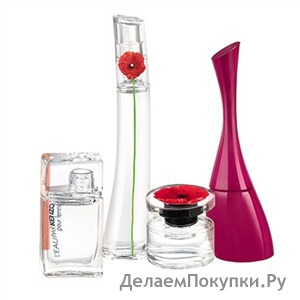 Kenzo by Kenzo for Women 4 Piece MINI Set Includes: Kenzo Amour Eau de Parfum 0.13 oz + Kenzo Flower Eau de Parfum 0.13 oz + Kenzo Flower In The Air Eau de Parfum 0.13 oz + L'Eau Par Kenzo Eau de Toilette 0.16 oz