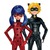 Miraculous 10.5-Inch Fashion Doll 2-Pack, Ladybug and Cat Noir