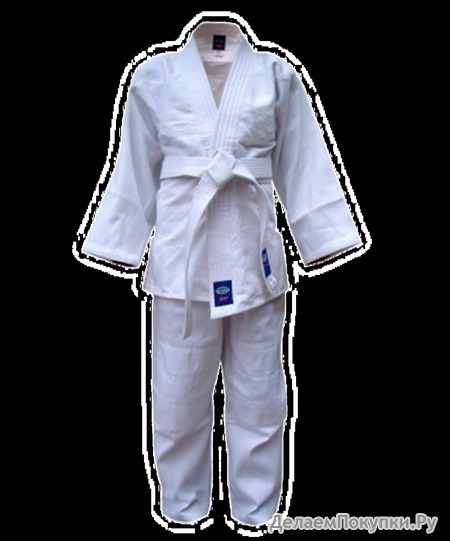 Кимоно дзюдо MA-301, белый, р.2/150 Green Hill