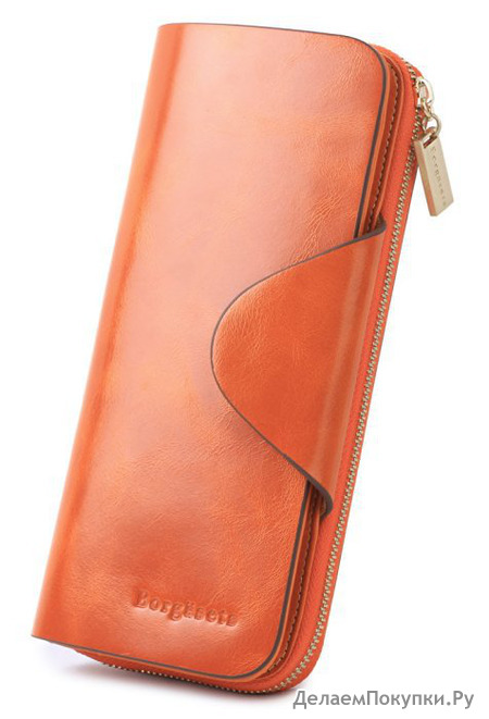 Women's Wallet Trifold Ladies Luxury Leather Clutch Travel Purse with Zipper Pocket