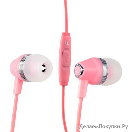  Hoco M4 Colorful Universal Earphone (1.2 )   Pink