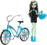 Monster High Boltin' Bicycle Frankie Stein Doll & Vehicle