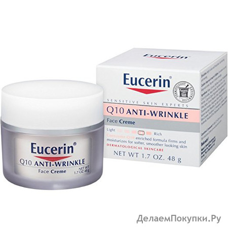 Eucerin Sensitive Skin Experts Q10 Anti-Wrinkle Face Creme 1.70 oz