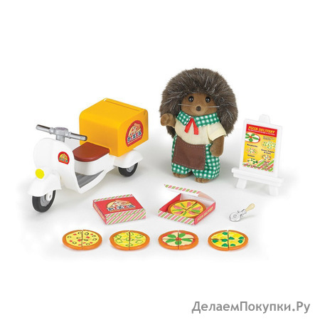 Calico Critters Pizza Delivery Set