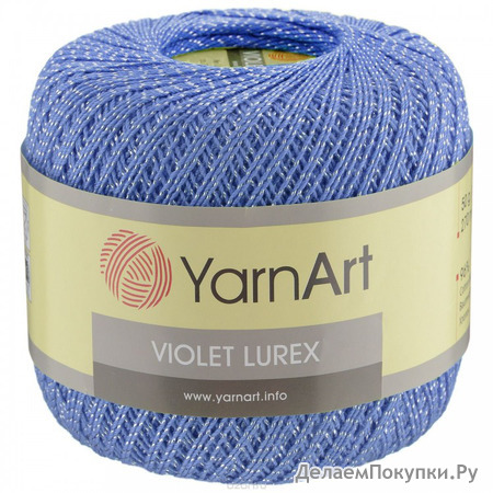    (Violet lurex duz)  YarnArt