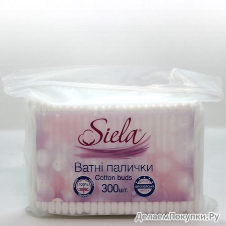 Siela -   300 Cotton buds (100% )  