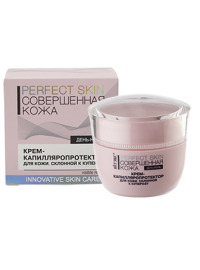 PERFEKT SKIN Соверш. кожа КРЕМ-капилляропротектор день-ночь, 45 мл. банка в кор. /16