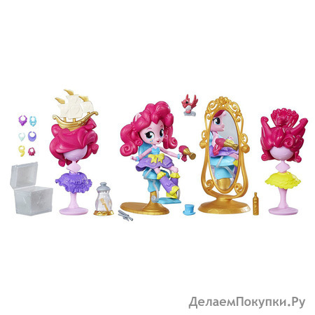 My Little Pony Equestria Girls Pinkie Pie Switch a Do Salon Set