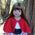 Masterpiece Dolls-Little Red Riding Hood-Lt Brown With Blue Eyes By Monika Levenig Collectible Doll