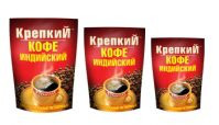 Кофе "Крепкий" в гранулах в м/у 75 гр