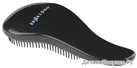 Detangling Hair Brush - Detangler Hair Comb for Adults or Kids (Black)