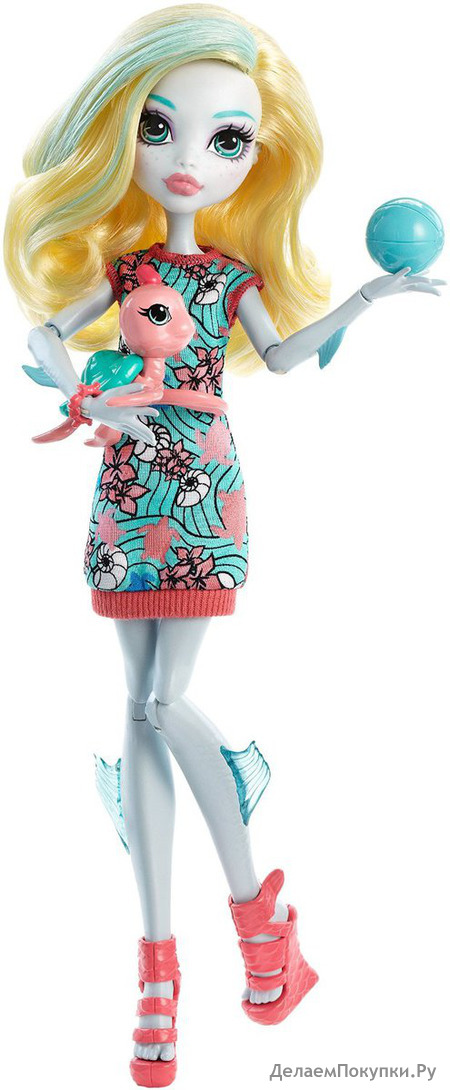 Monster High Ghoul's Beast Pet Lagoona Blue Doll