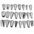 Leegoal 24 Pcs Icing Piping Nozzles Pastry Tips Cake Sugarcraft Decorating Tool