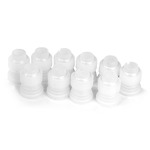10pcs Coupler Adaptor Icing Piping Nozzle Bag Cake Flower Pastry Decoration Tool Small Size