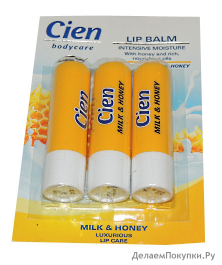    CIEN Lip Balm MILK & HONEY, 3   