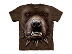 Zombie Pit Bull Face T-Shirt
