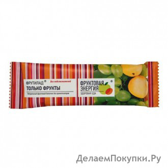 Фруктовый батончик неглазированный «Фрутилад Только фрукты», 30 гр.
