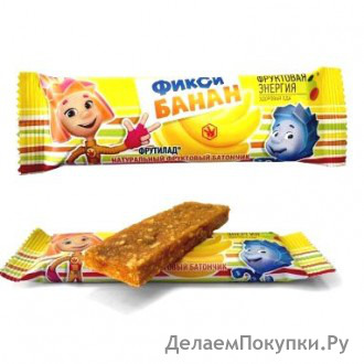 Фруктовый батончик неглазированный «ФиксиБанан», 30 гр.