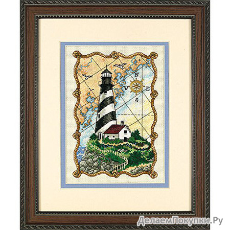 Dimensions Needlecrafts Counted Cross Stitch, Mariners Light