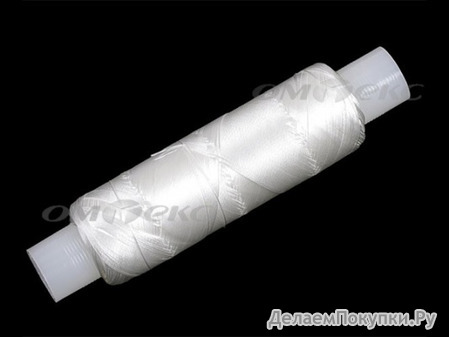 Нитки капрон К50 (200м) , упак. 10шт, цв.-белый