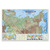 Физическая карта России 107x157, ламинированная
