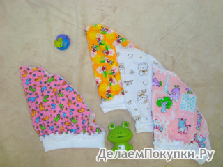 ГУ0102 Косынка на рибане (кулир), 3-18 мес.